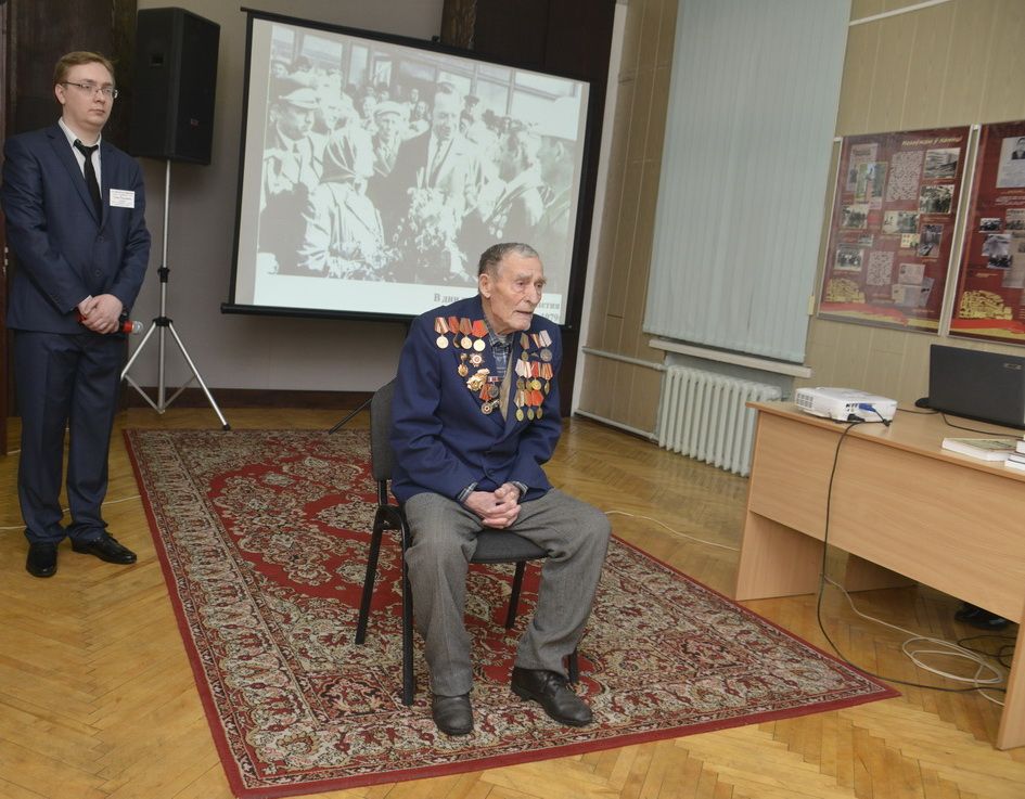 Посещение военно-научным обществом Россон в честь 100-летия П.М. МАшерова